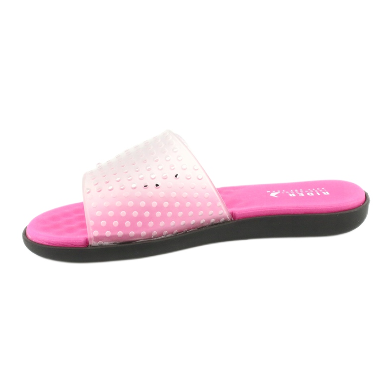 Chaussons de piscine Rider 82740 incolore le noir rose 1 Chaussons de piscine Rider 82740 incolore le noir rose 1
