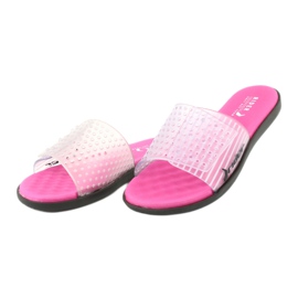 Chaussons de piscine Rider 82740 incolore le noir rose 2 Chaussons de piscine Rider 82740 incolore le noir rose 2