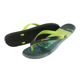 Tongs homme Rider Energy AD 10719 noir bleu gris vert 3