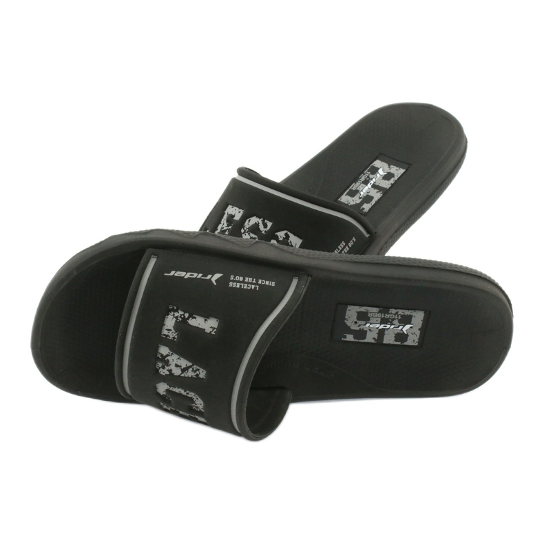 Rider Montréal Kids 82738 Boys récréatifs de tongs garçons noir 4