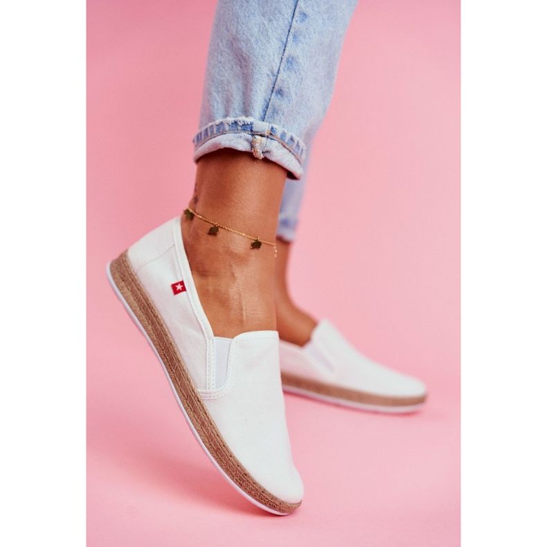 Espadrilles Femme Big Star Slip-on Blanc FF276038 1