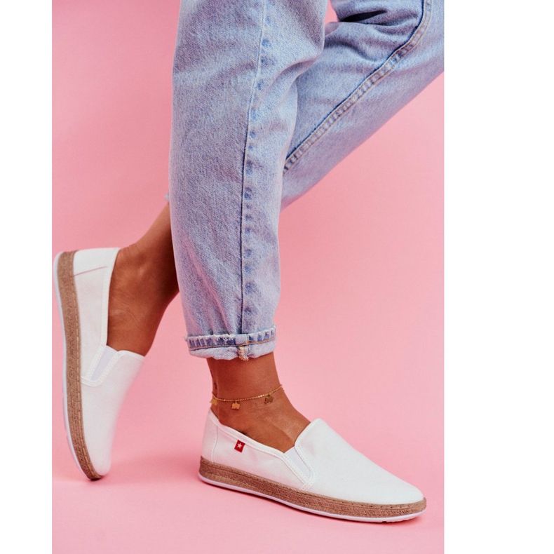 Espadrilles Femme Big Star Slip-on Blanc FF276038 2