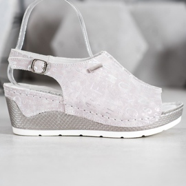 Filippo Sandales en cuir gris 2 Filippo Sandales en cuir gris 2