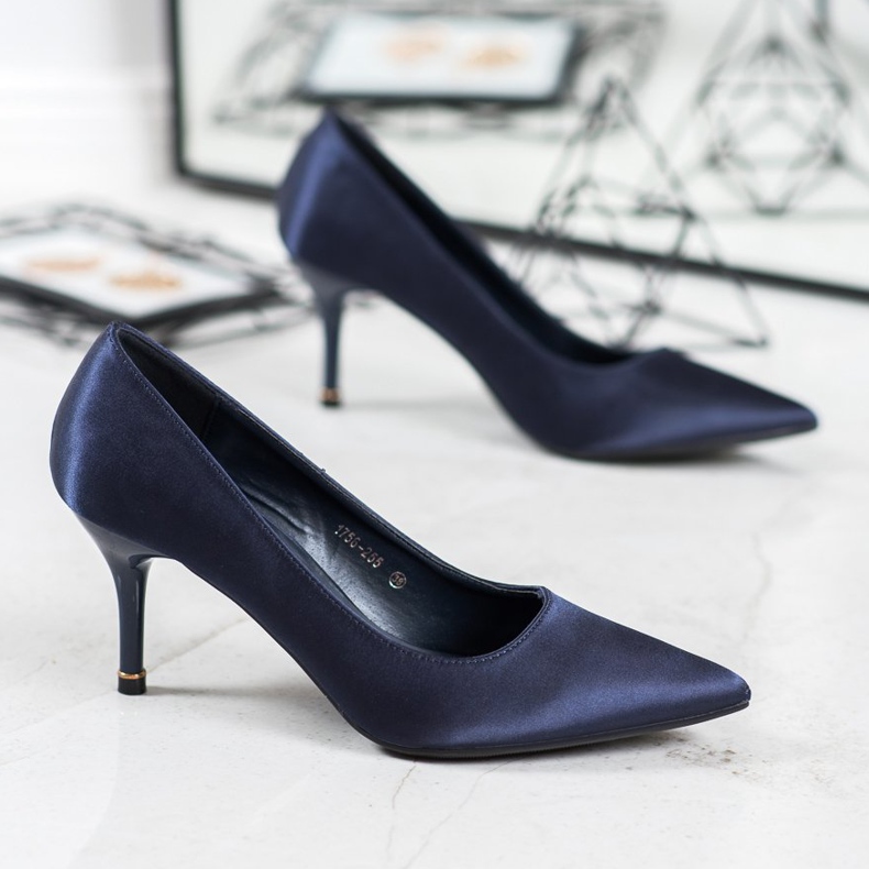 Cm Paris Talons hauts classiques bleu marine 1