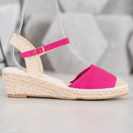 Best Shoes Espadrilles Sandales Roses 2