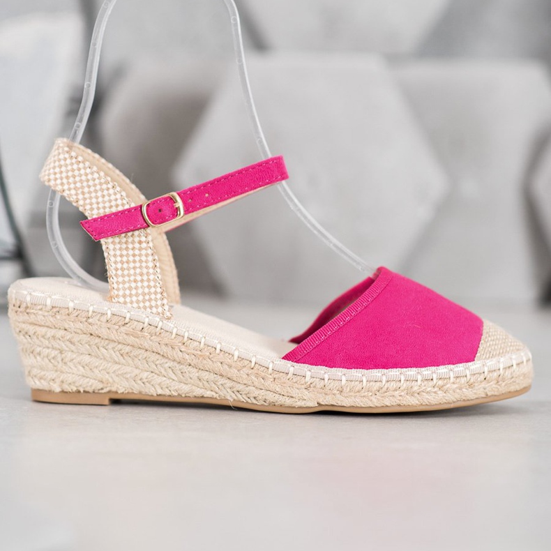 Best Shoes Espadrilles Sandales Roses 2