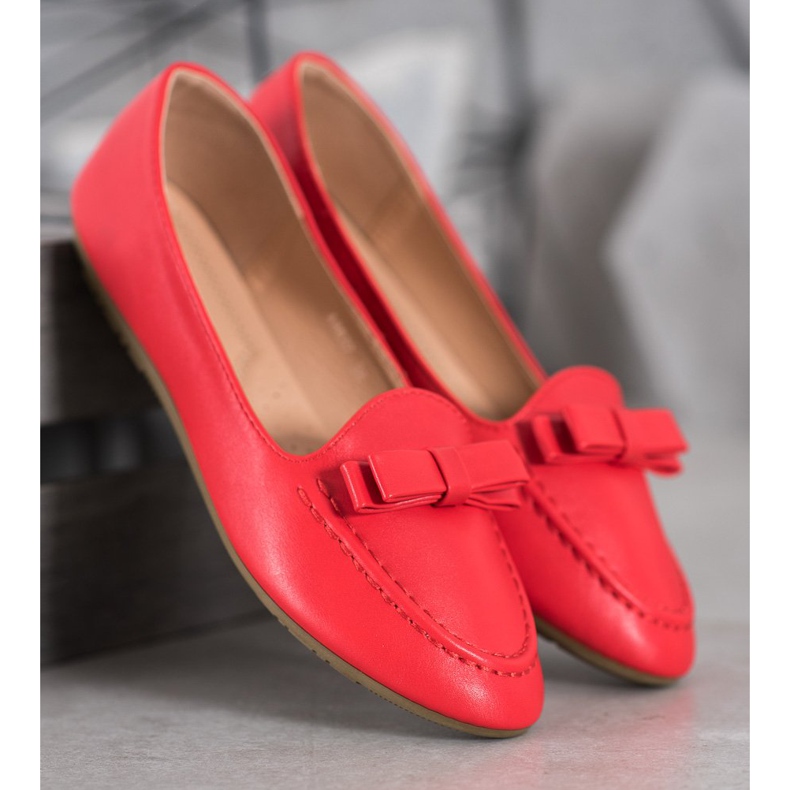 SHELOVET Seigneurs rouges avec cuir écologique 1