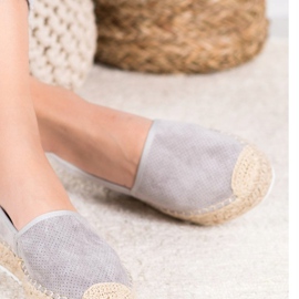 Seastar Espadrilles Ajourées En Daim gris 2
