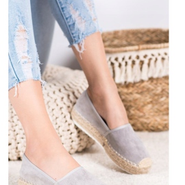 Seastar Espadrilles Ajourées En Daim gris 4