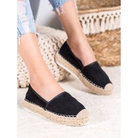 Seastar Espadrilles Ajourées En Daim le noir 3