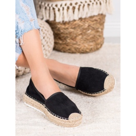 Seastar Espadrilles Ajourées En Daim le noir 5