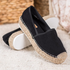 Seastar Espadrilles Ajourées En Daim le noir 4