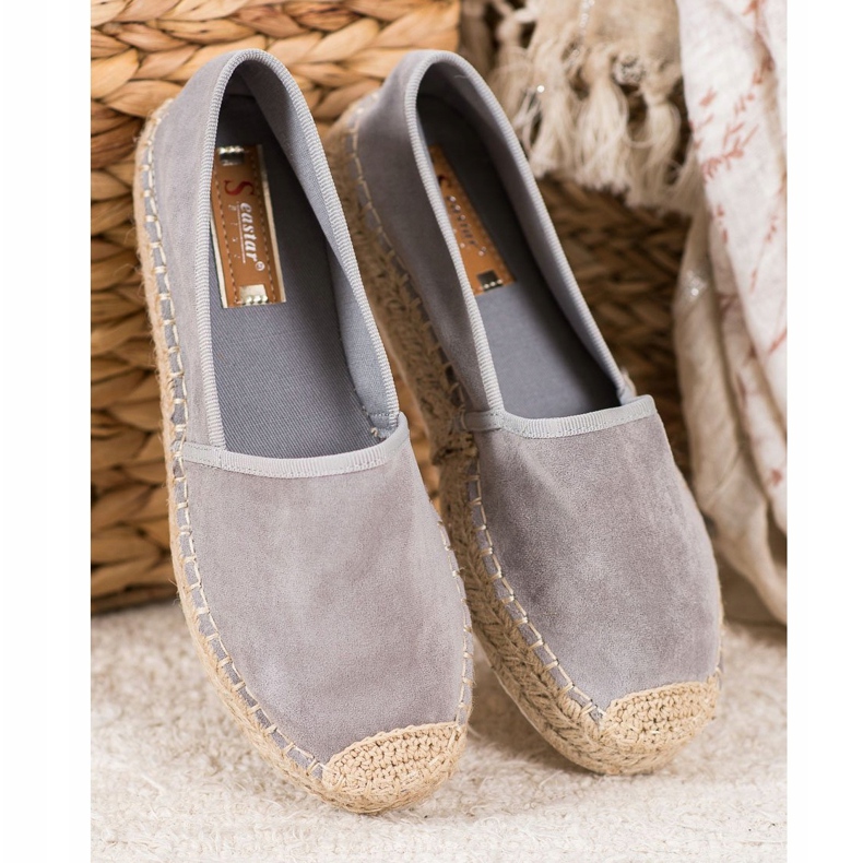 Seastar Espadrilles En Daim Grises 1
