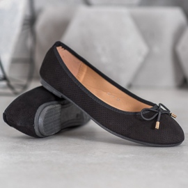 Clowse Ballerine Avec Noeud le noir 2