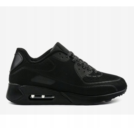Chaussures de sport noires pour hommes 5586-2 2