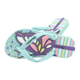 Tongs papillon Ipanema Temas KIDS 82773 violet vert 4 Tongs papillon Ipanema Temas KIDS 82773 violet vert 4