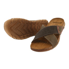 Chaussons homme Inblu GG011 marron brun 3