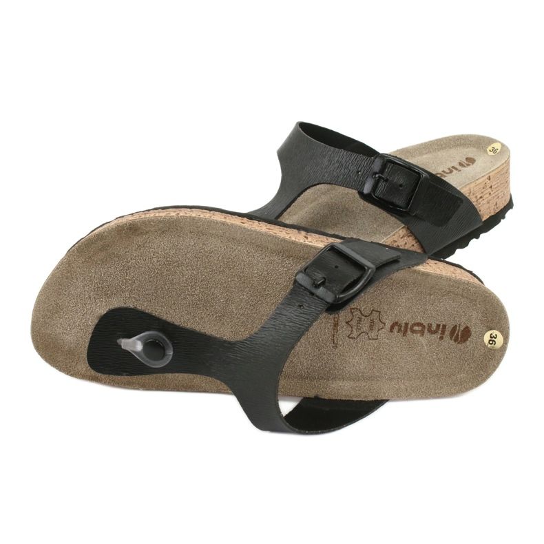 Chaussons prophylactiques pour femmes Inblu NM020 noir 4