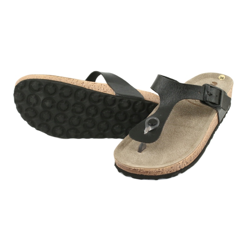 Chaussons prophylactiques pour femmes Inblu NM020 noir 3