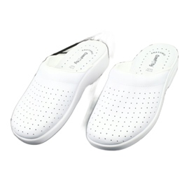 Chaussons médicaux blancs Comfooty Alessio blanche 2