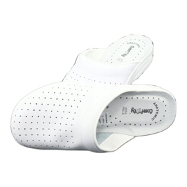 Chaussons médicaux blancs Comfooty Alessio blanche 4