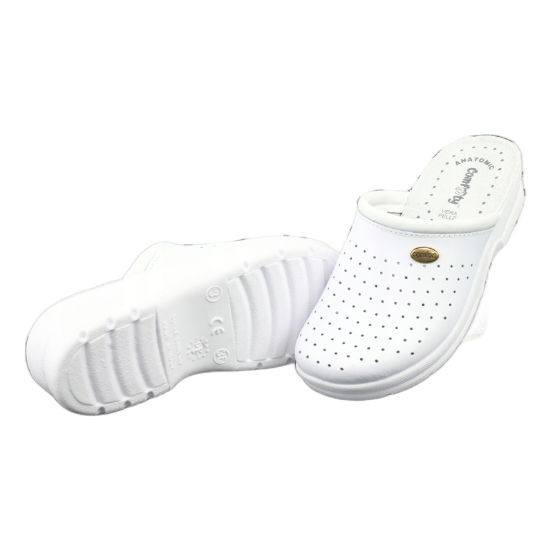Chaussons médicaux blancs Comfooty Alessia 3