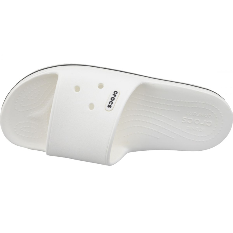 Crocs Crocband Iii Diapositive 205733-103 blanche 2
