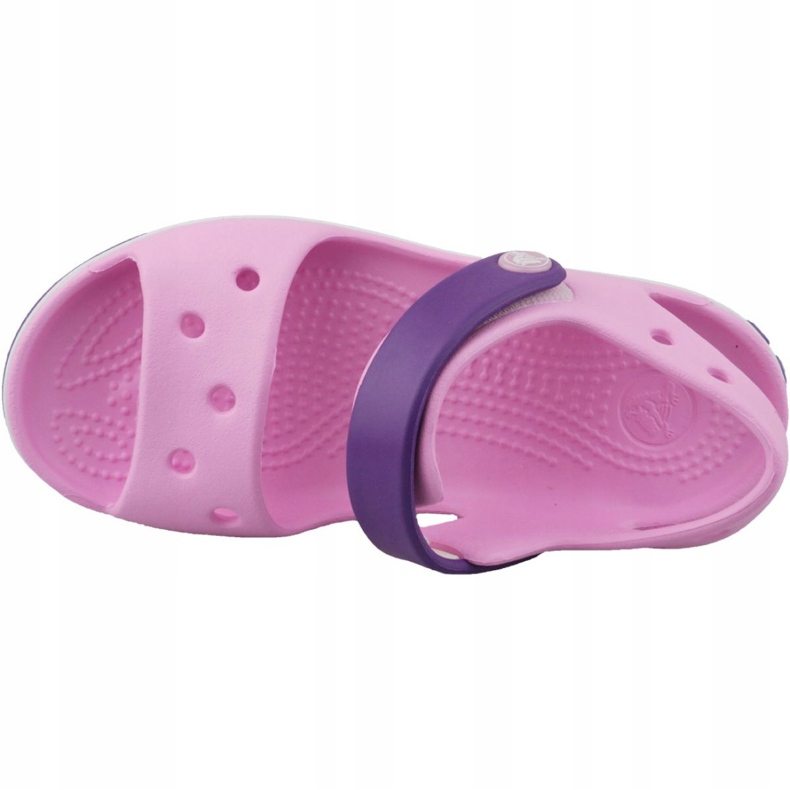 Crocs Crocband Sandale Enfant 12856-6AI le noir rose 2