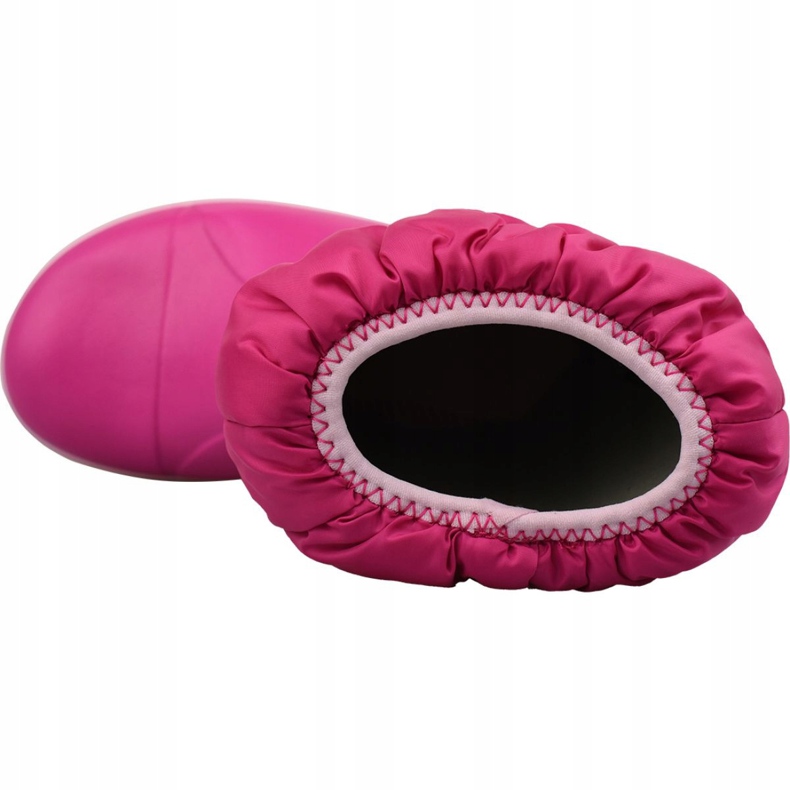 Crocs Winter Puff Boot Jr 14613-6X0 le noir rose 2