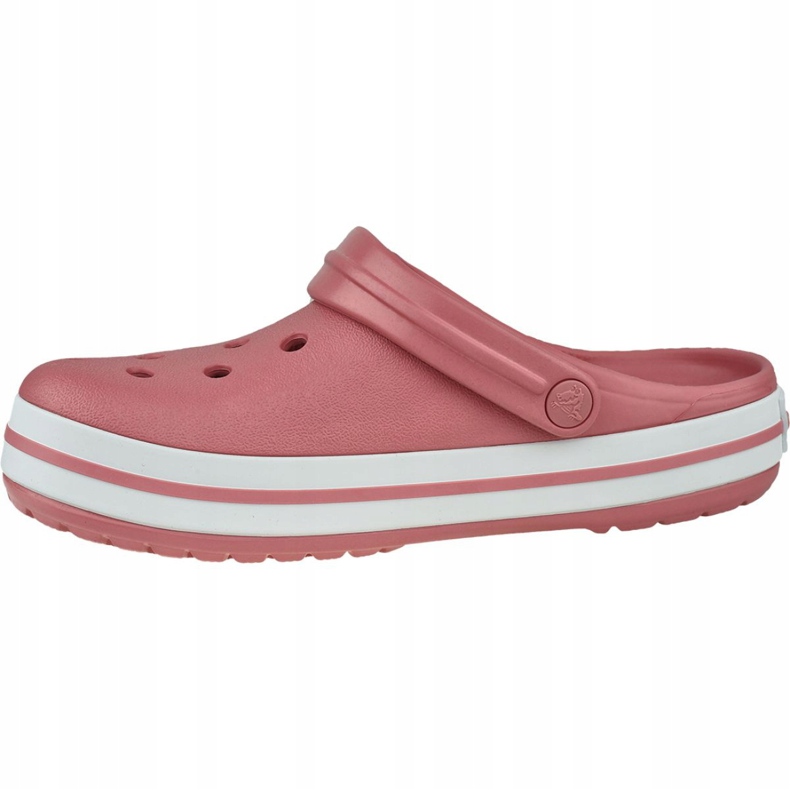 Chaussures Crocs Crocband 11016-6PH blanche rose 1