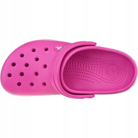 Chaussures Crocs Crocband 11016-6QR blanc rose 2