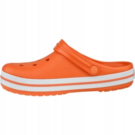 Crocs Crocband 11016-846 chaussures blanc orange 1