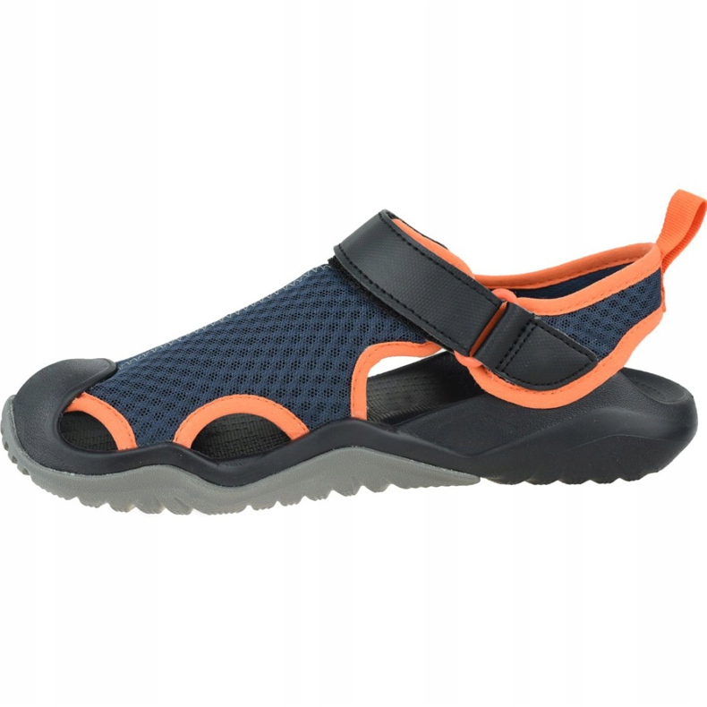 Crocs M Swiftwater Mesh Deck Sandale M 205289-4V9 bleu marine 1