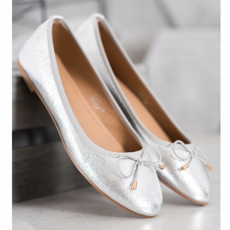 Seastar Ballerines en cuir écologique gris 1