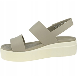Crocs Brooklyn Low Wedge 206453-15W brun 1 Crocs Brooklyn Low Wedge 206453-15W brun 1