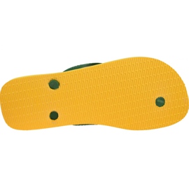 Havaianas Brasil Logo M 4110850-1652 tongs vert jaune 3
