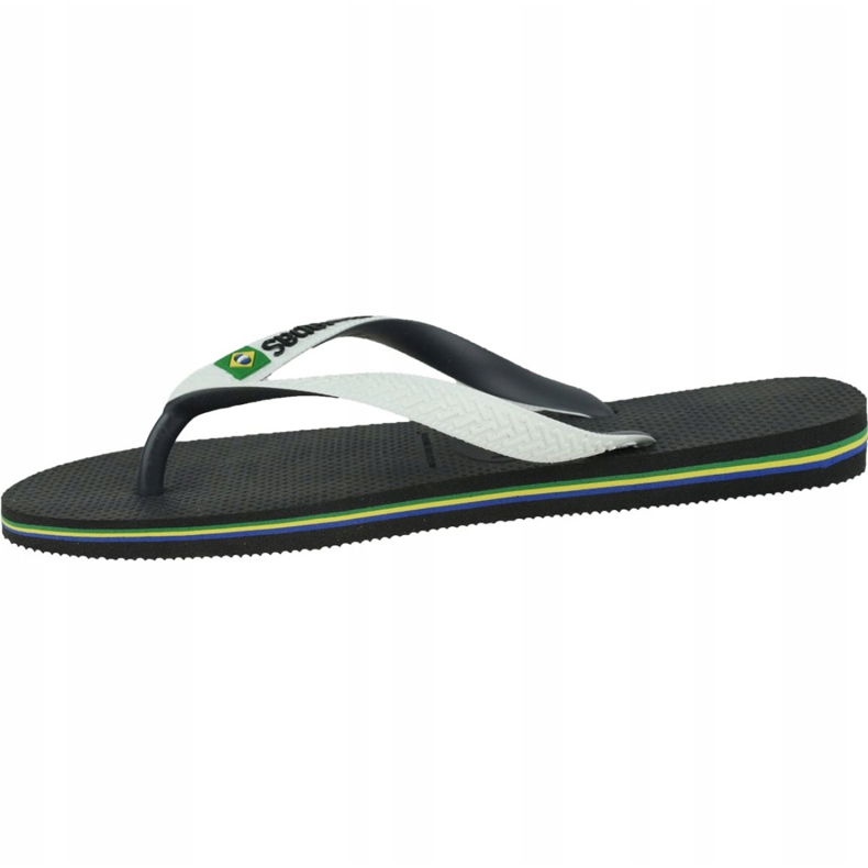 Havaianas Brasil Mix 4123206-0133 tongs blanche le noir 1
