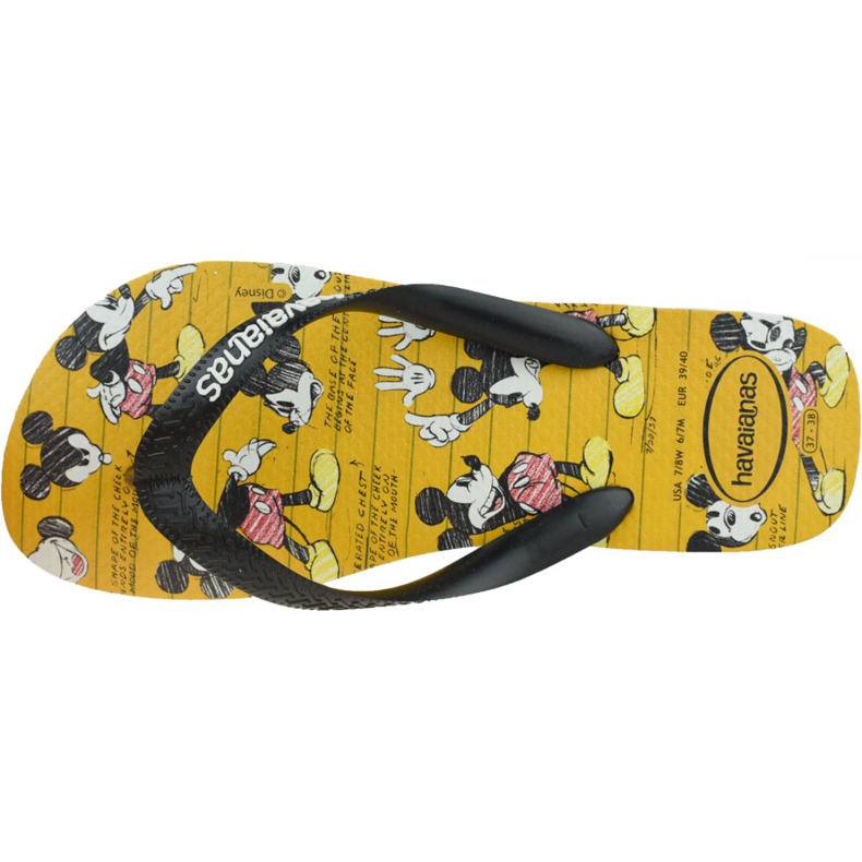 Havaianas Disney Elegant 4123500-3624 tongs noir jaune 2