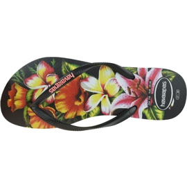 Tongs d'été minces Havaianas 4129848-1069 le noir multicolore 2