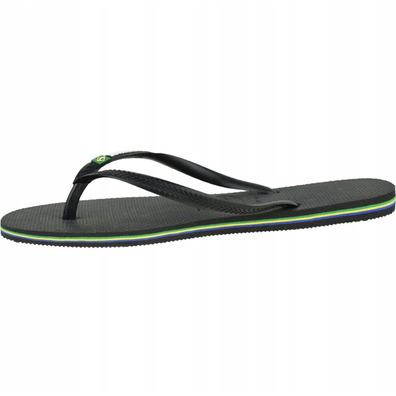 Havaianas Slim Brasil 4140713-0090 tongs le noir 1