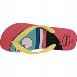 Havaianas Top Vibes 4144520-7600 tongs rose jaune 2