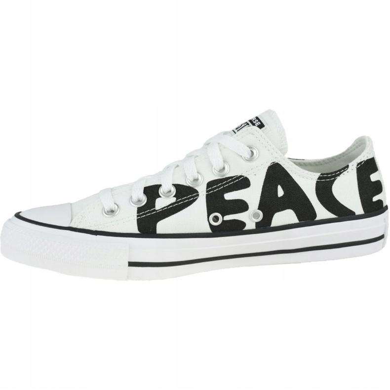 Chaussures Converse Chuck Taylor All Star Peace 167894C blanche 1