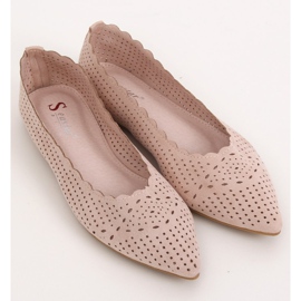 Ballerines ajourées beiges NK18P Beige 1