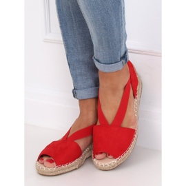 Espadrilles femme rouges 0M815 Rouge 2 Espadrilles femme rouges 0M815 Rouge 2