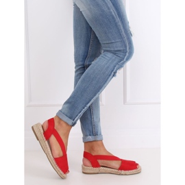 Espadrilles femme rouges 0M815 Rouge 1 Espadrilles femme rouges 0M815 Rouge 1