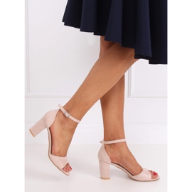 Sandales talons hauts beige 88-395 Nude 2