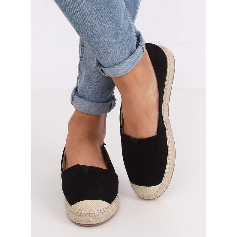 Espadrilles classiques noires 99-23A Noir 1
