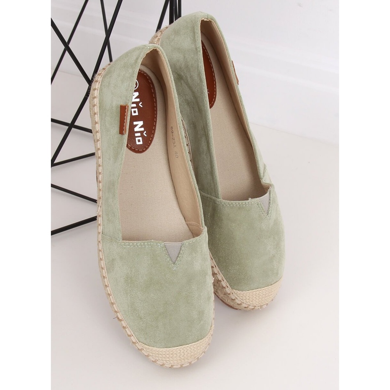 Espadrilles classiques vertes 99-23A Vert 1