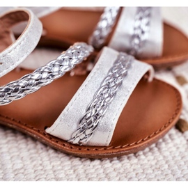 FRROCK Sandales Kremo argentées pour enfants gris 3 FRROCK Sandales Kremo argentées pour enfants gris 3