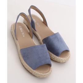 Bleu 99-26A Espadrilles bleues 3